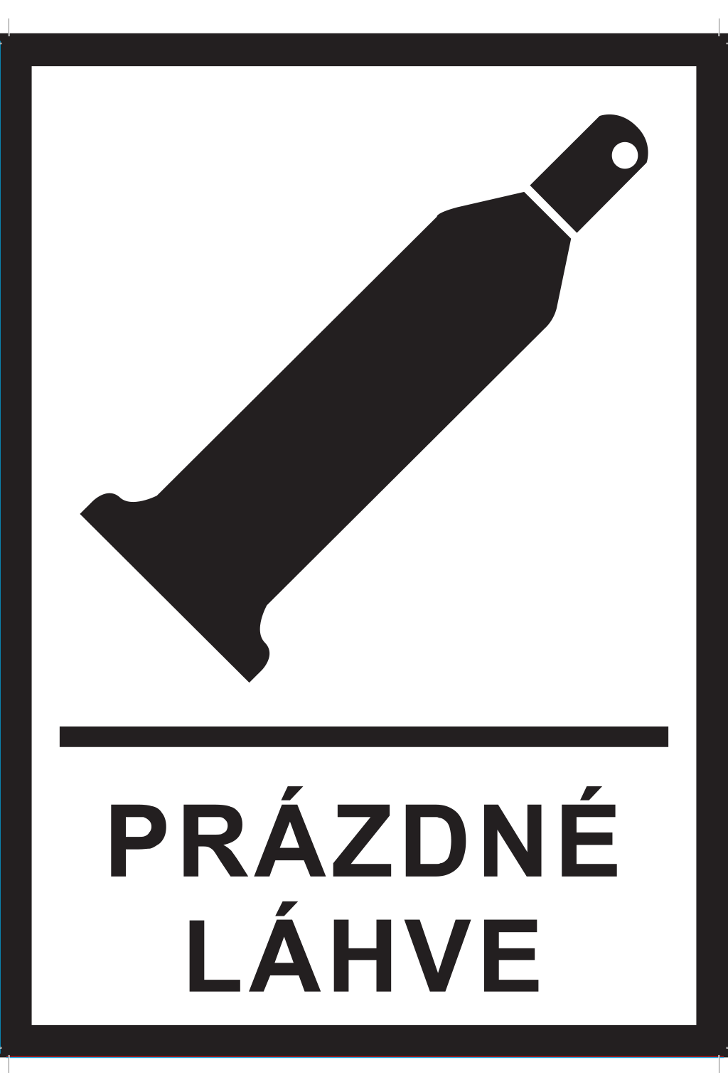 Prázdné láhve