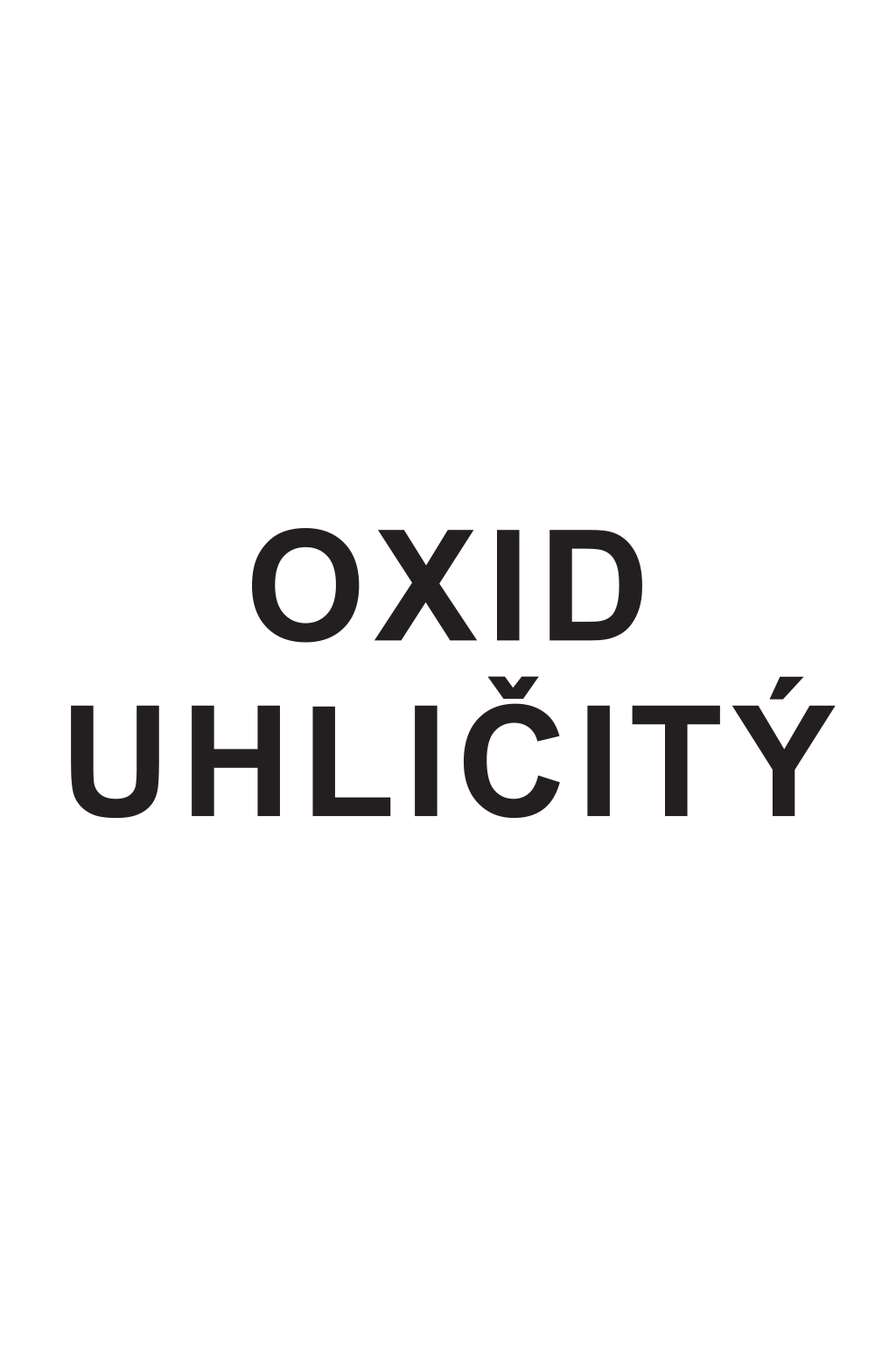 Doplňkový text - OXID UHLIČITÝ