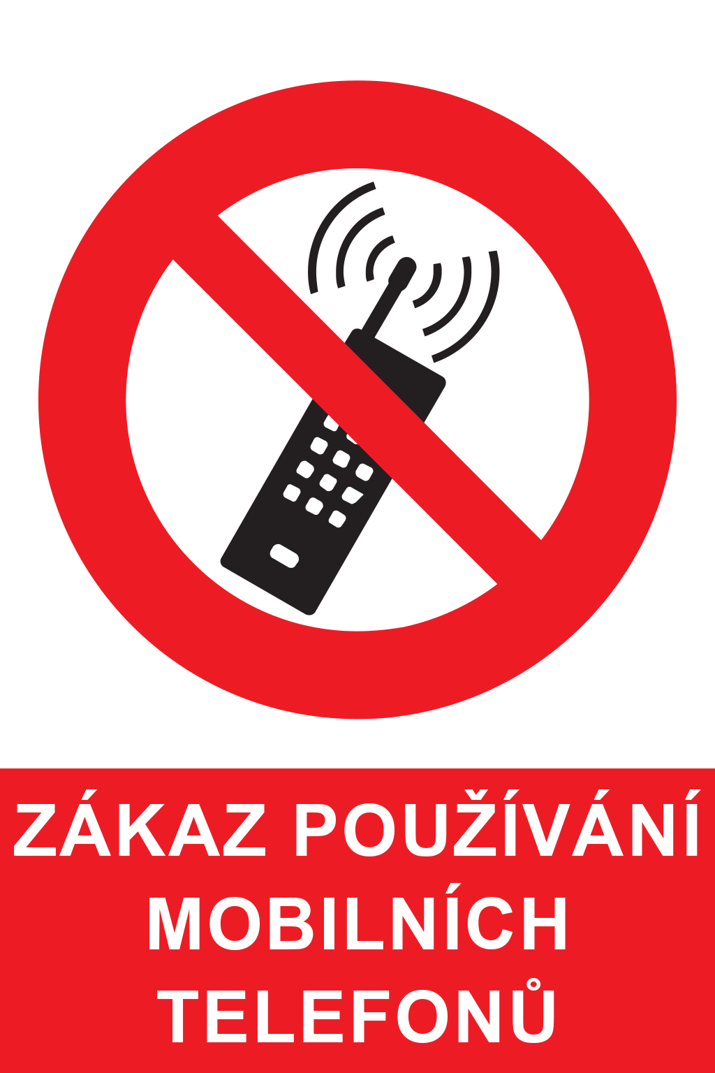 Zákaz používání mobilních telefonů