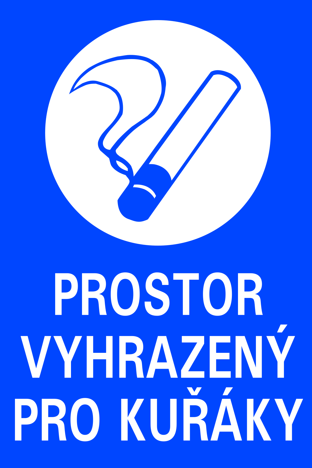 Prostor vyhrazený pro kuřáky