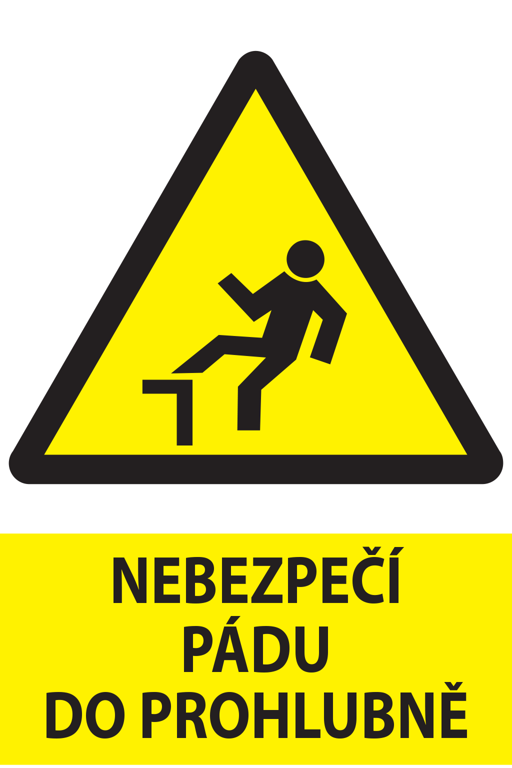 Nebezpečí pádu do prohlubně