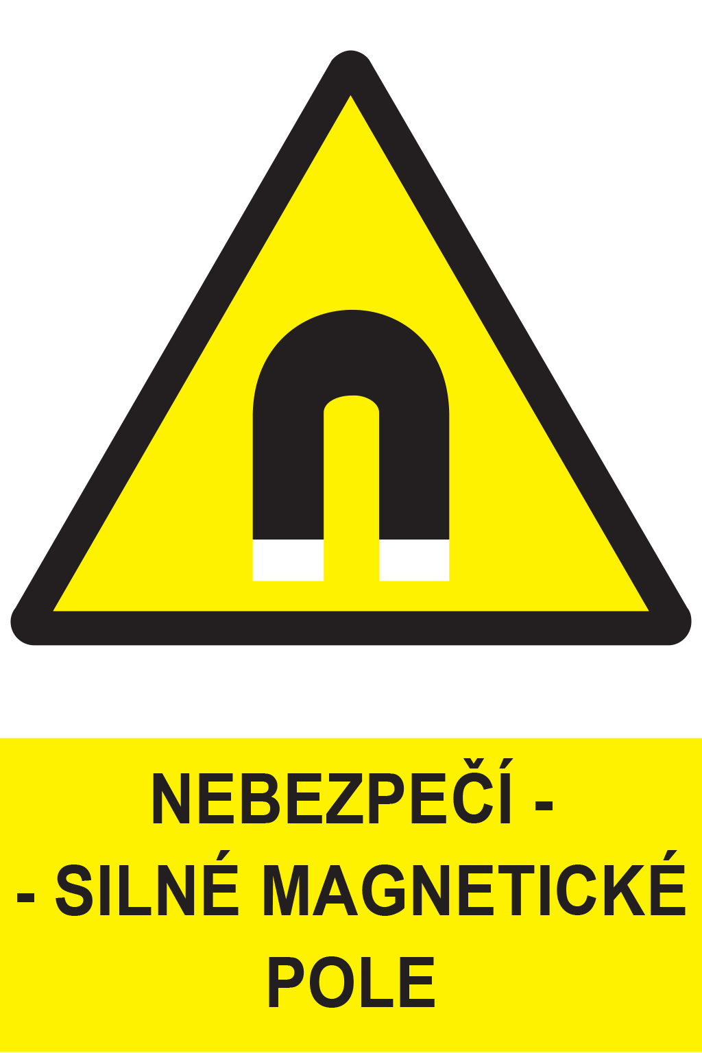 Nebezpečí - silné magnetické pole