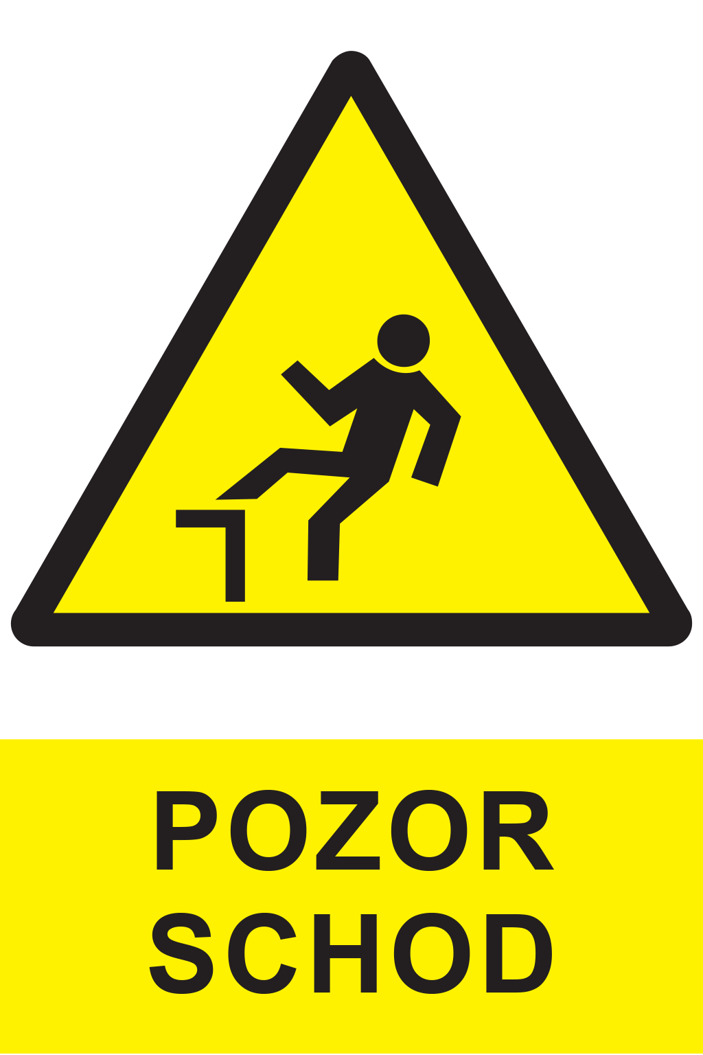Pozor schod