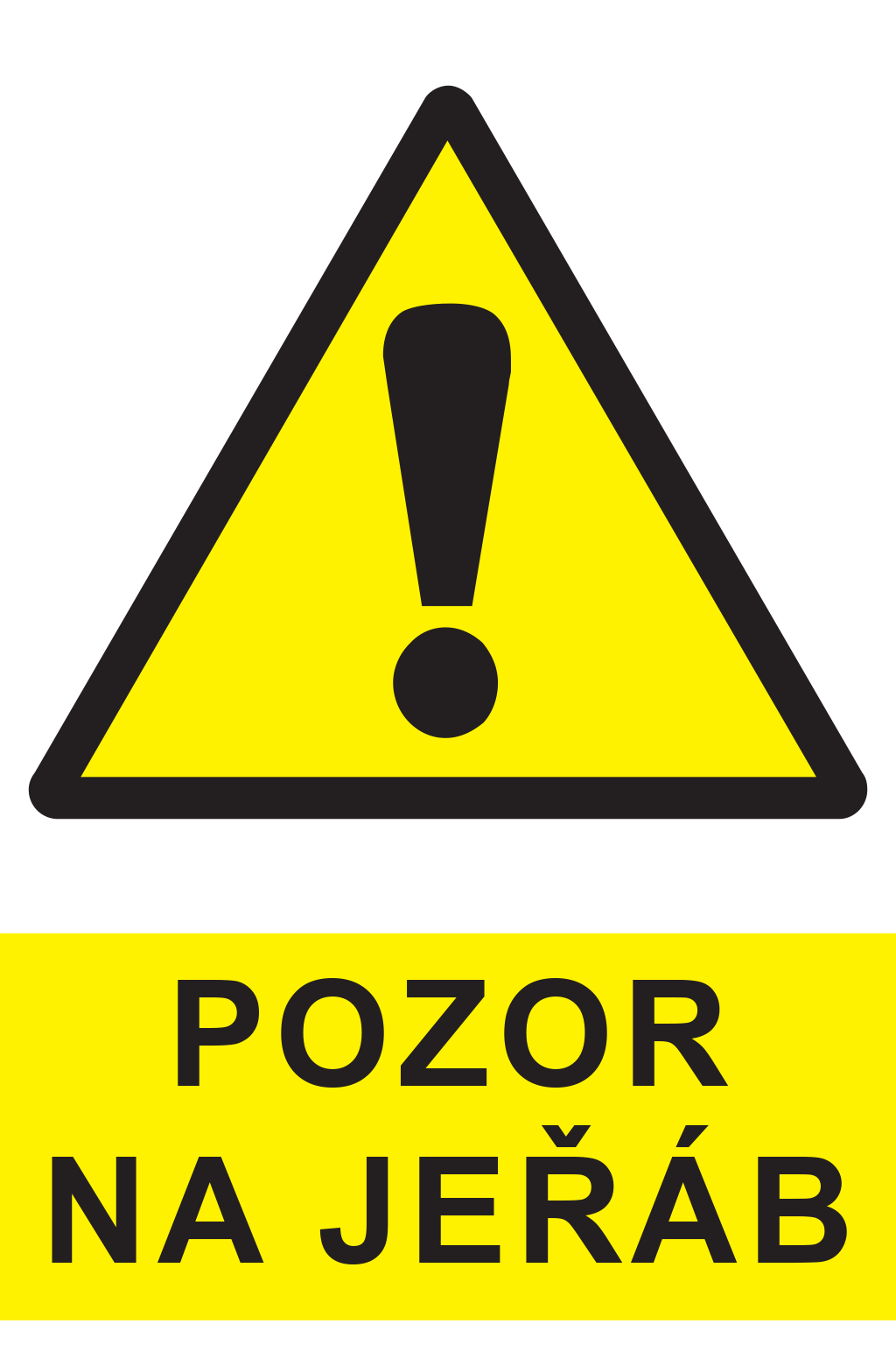 Pozor na jeřáb