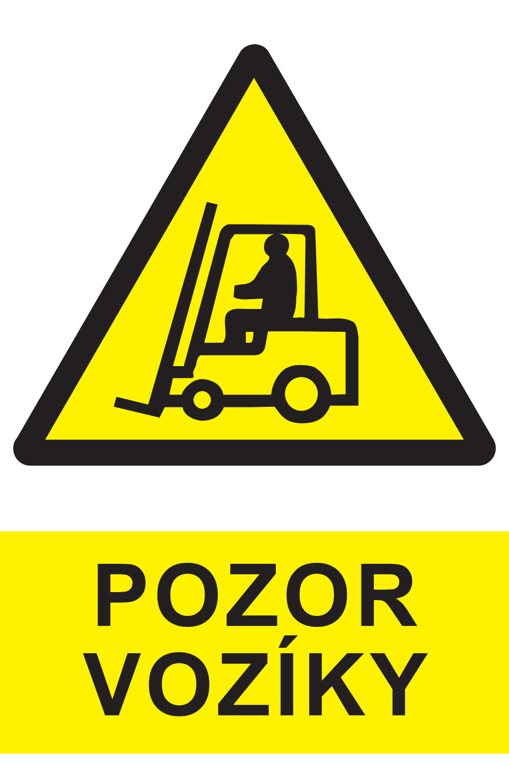 Pozor vozíky
