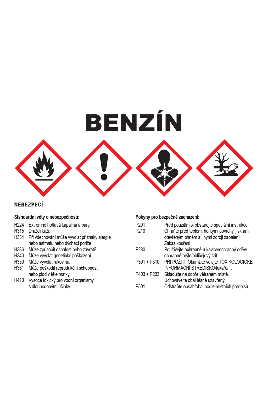 Benzín