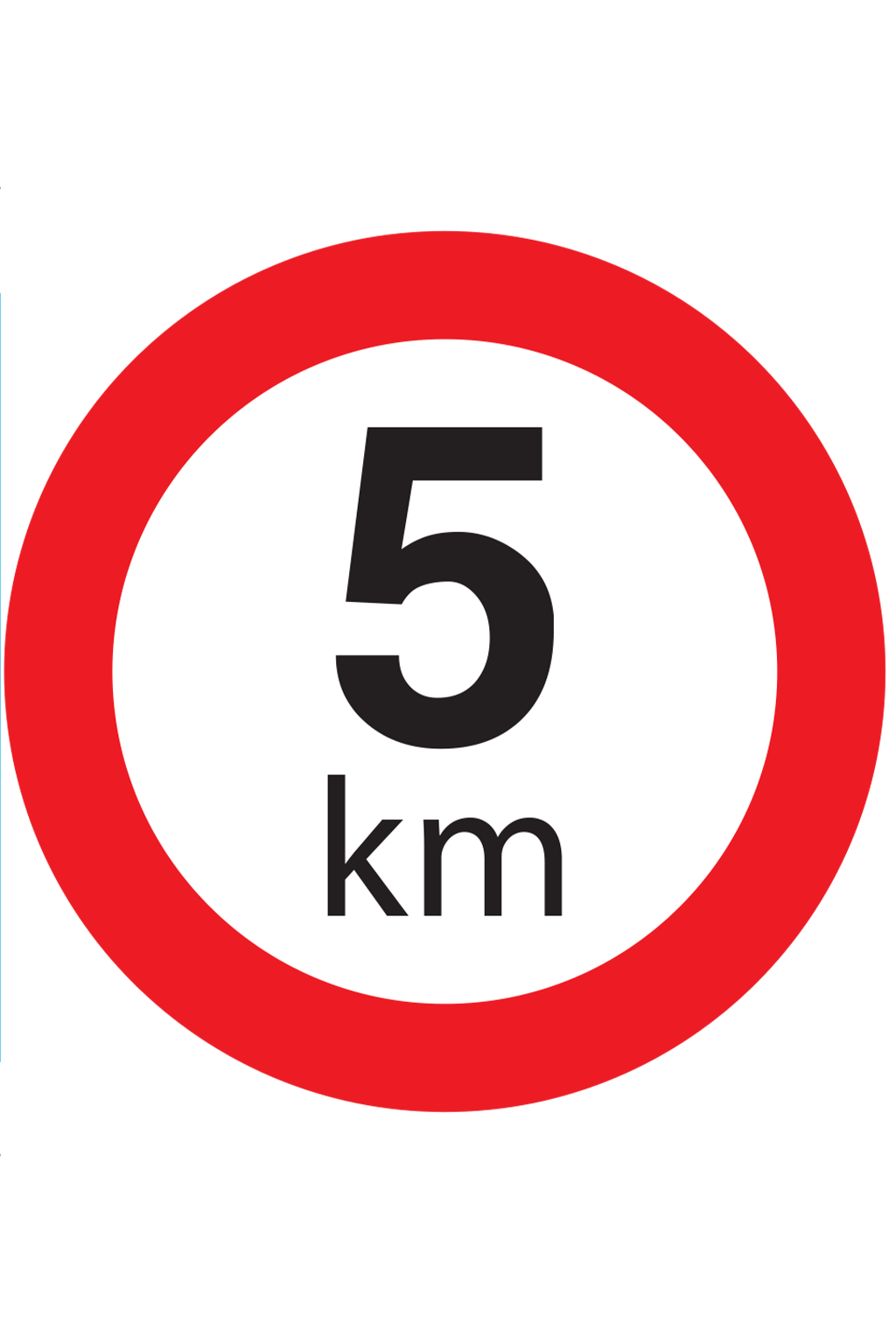 Označení max. rychlosti 5 km/h