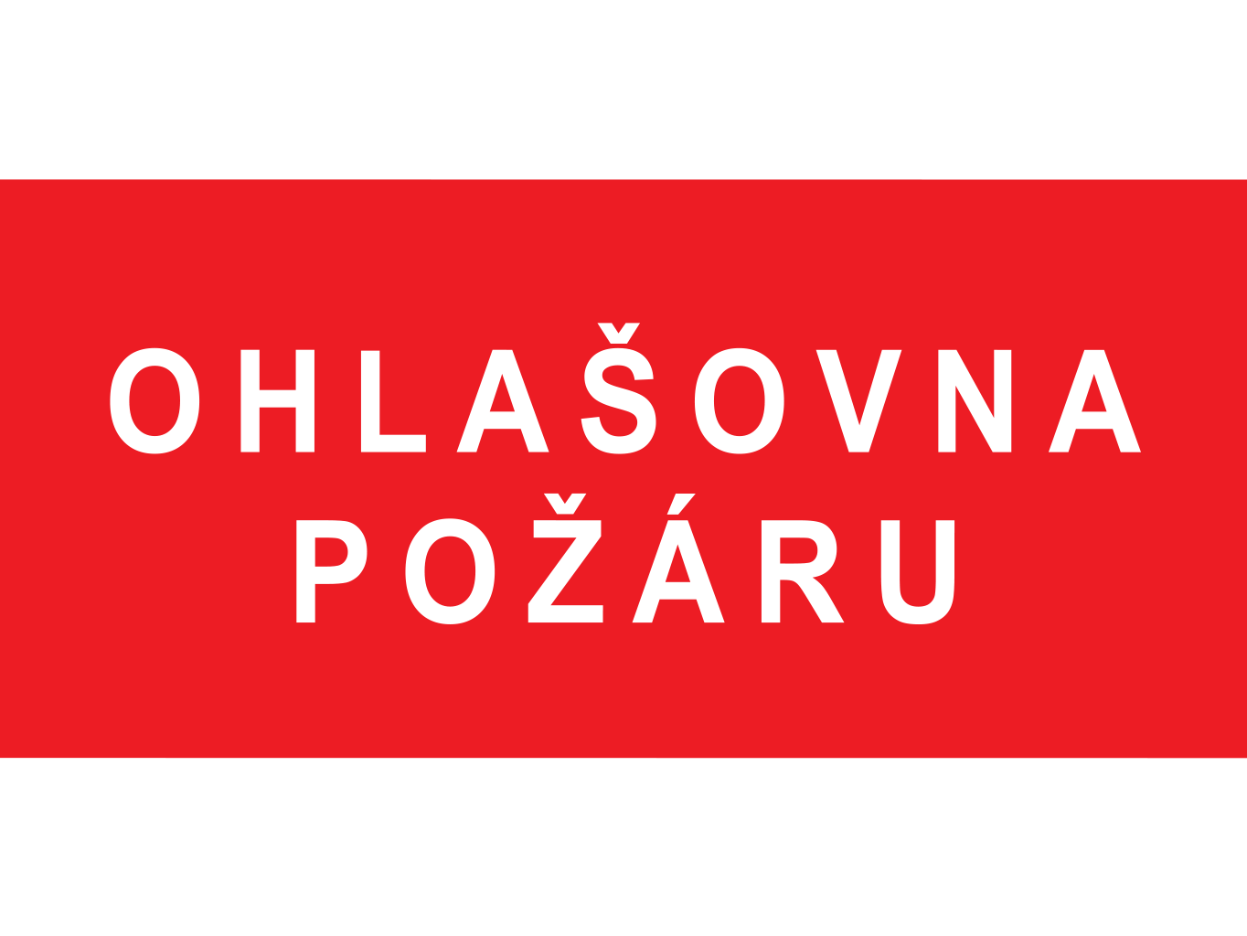 Ohlašovna požáru - TEXT