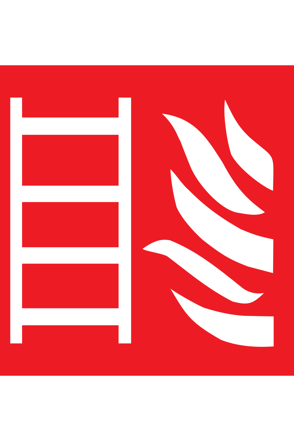 Požární žebřík - symbol