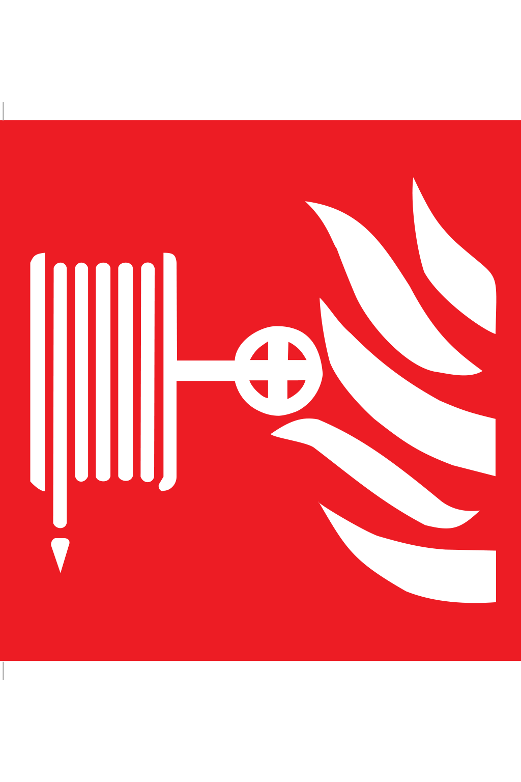 Požární hadice - symbol