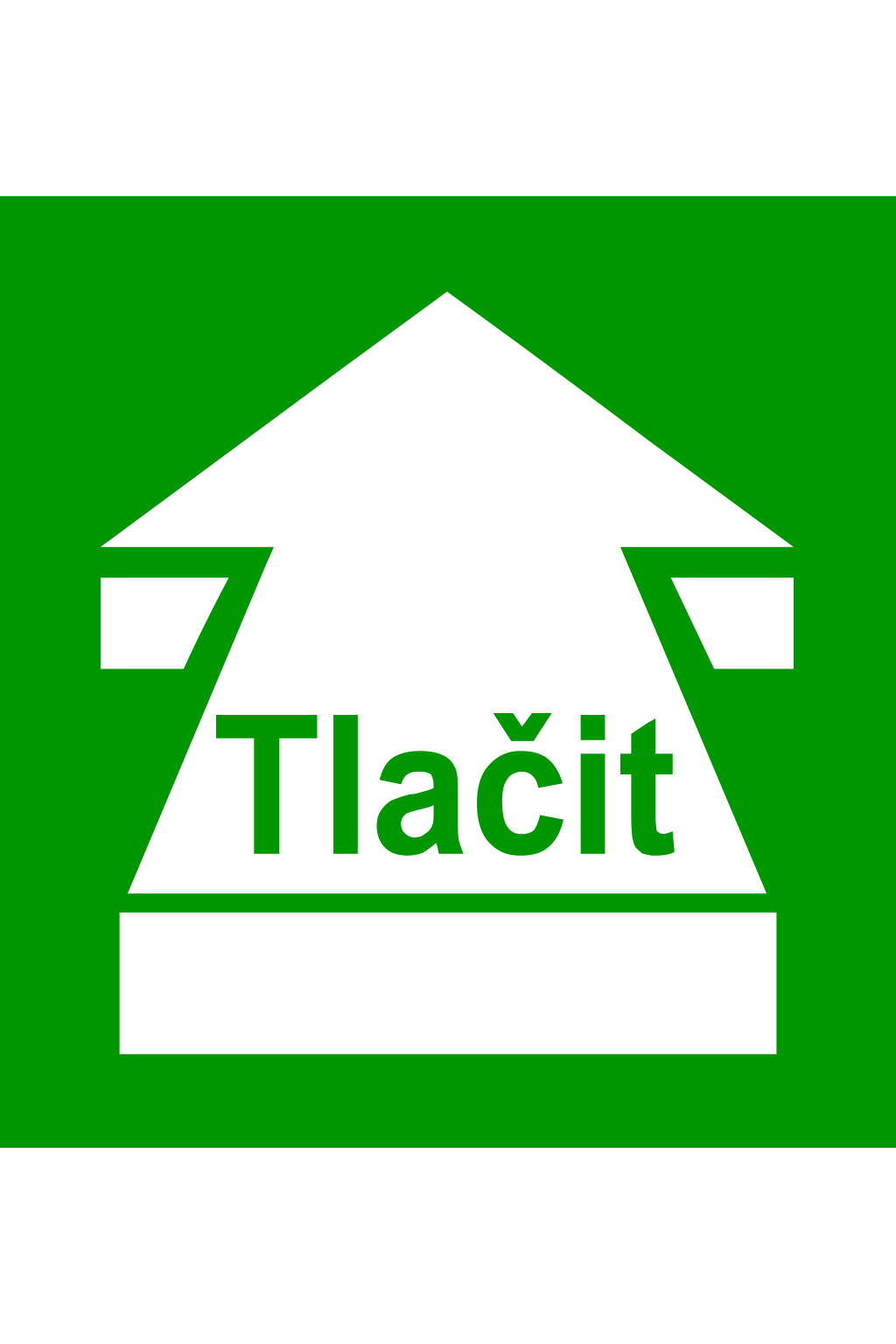 Otevírání dveří - TLAČIT