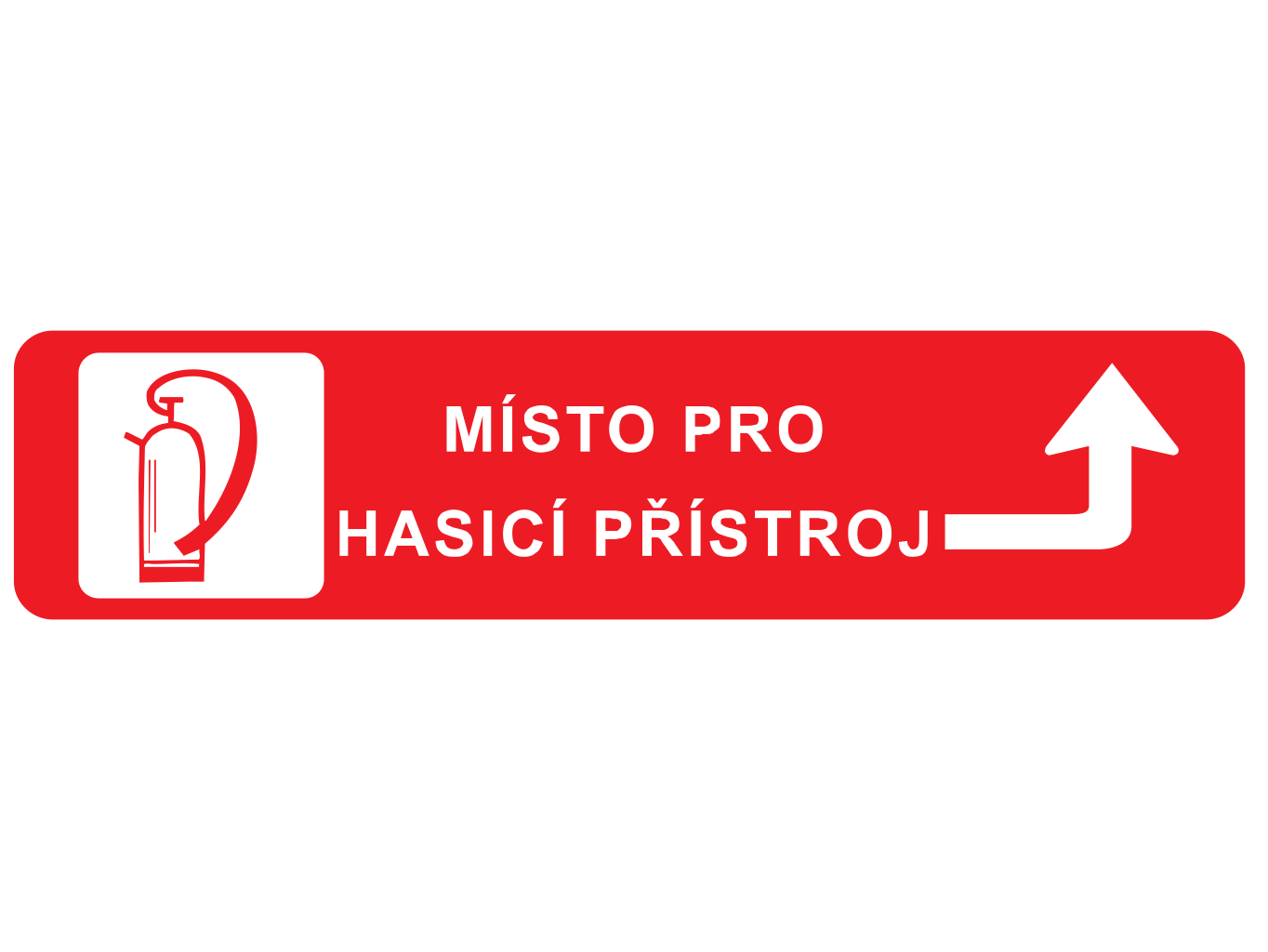 Místo pro hasící přístroj