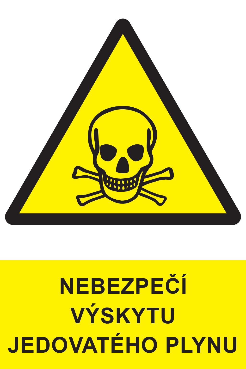 Nebezpečí výskytu jedovatého plynu