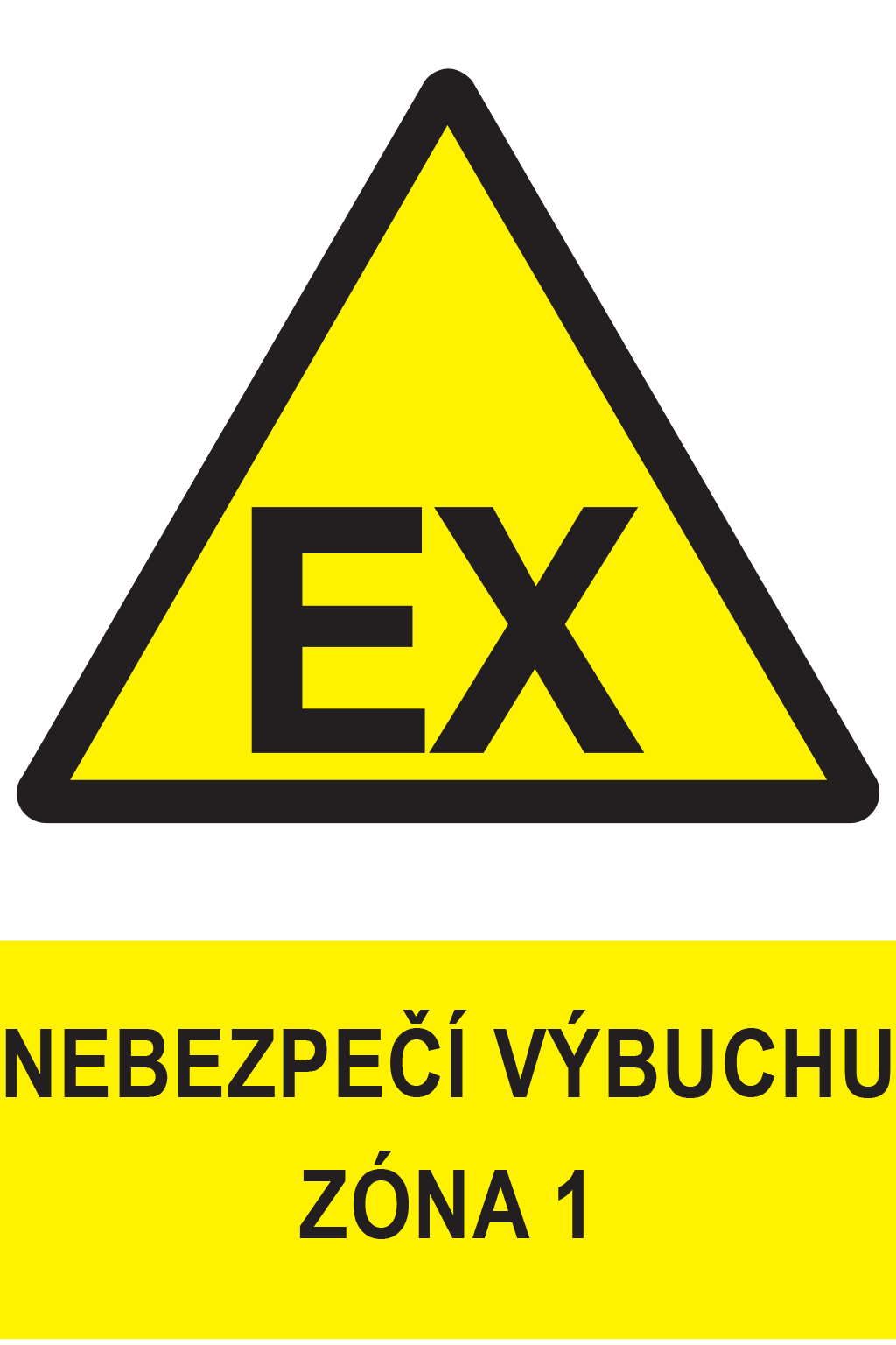 Nebezpečí výbuchu ZÓNA 1
