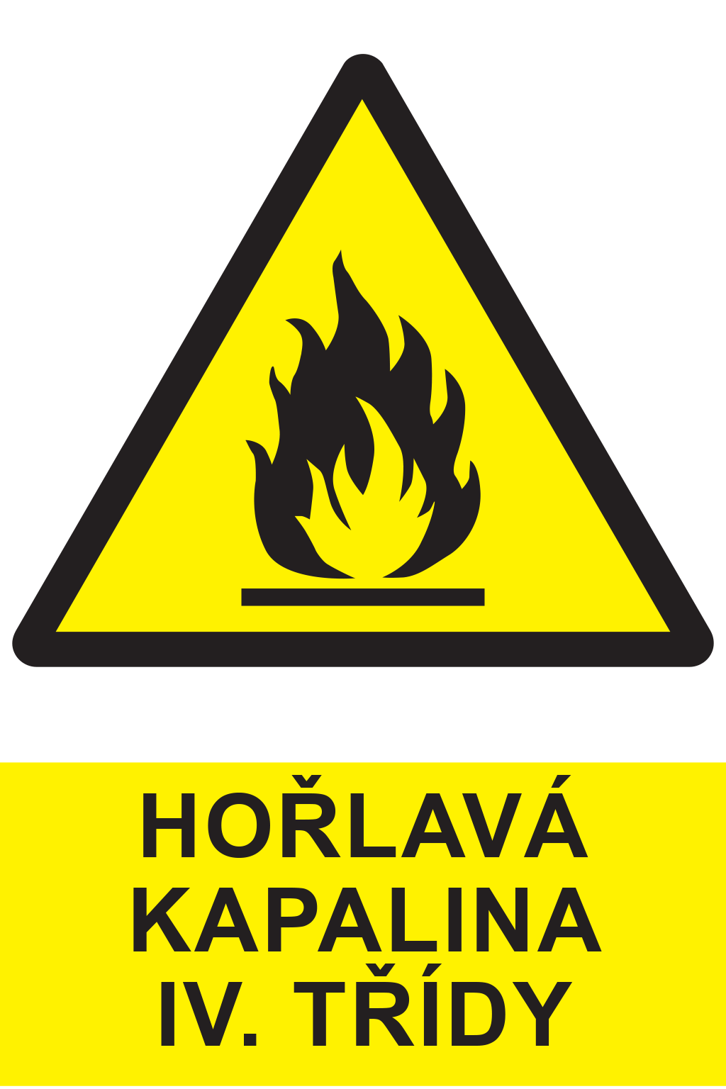 Hořlavá kapalina IV. Třídy