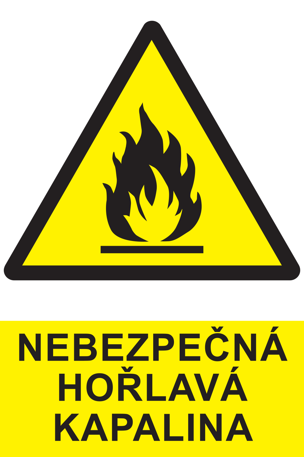 Nebezpečná hořlavá kapalina