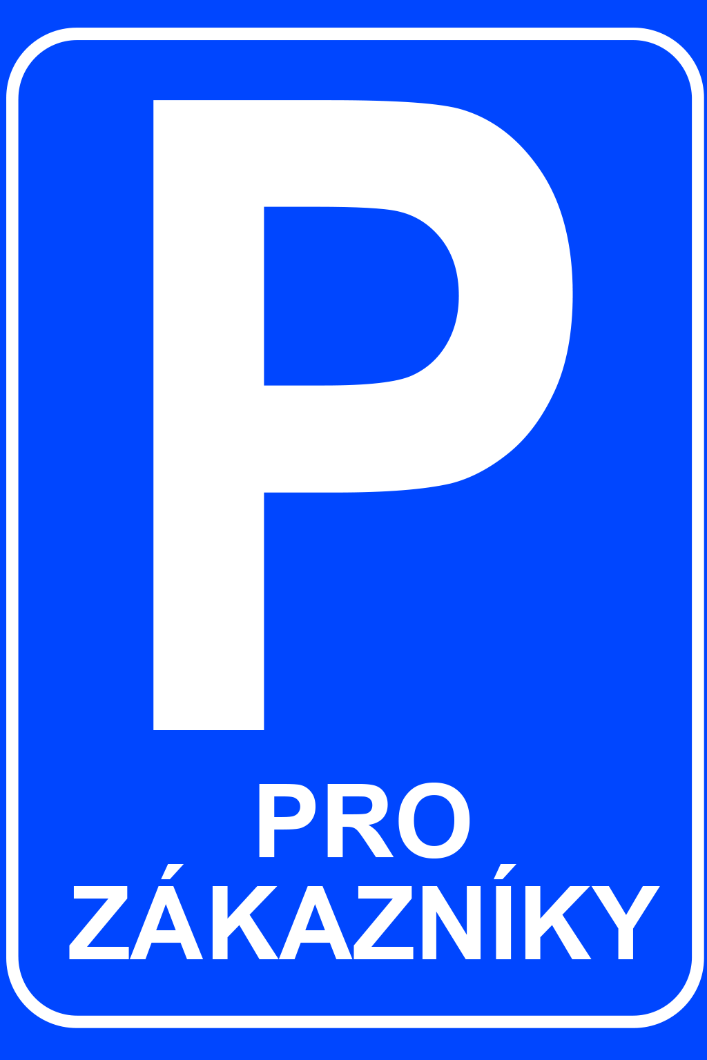 Parkoviště pro zákazníky