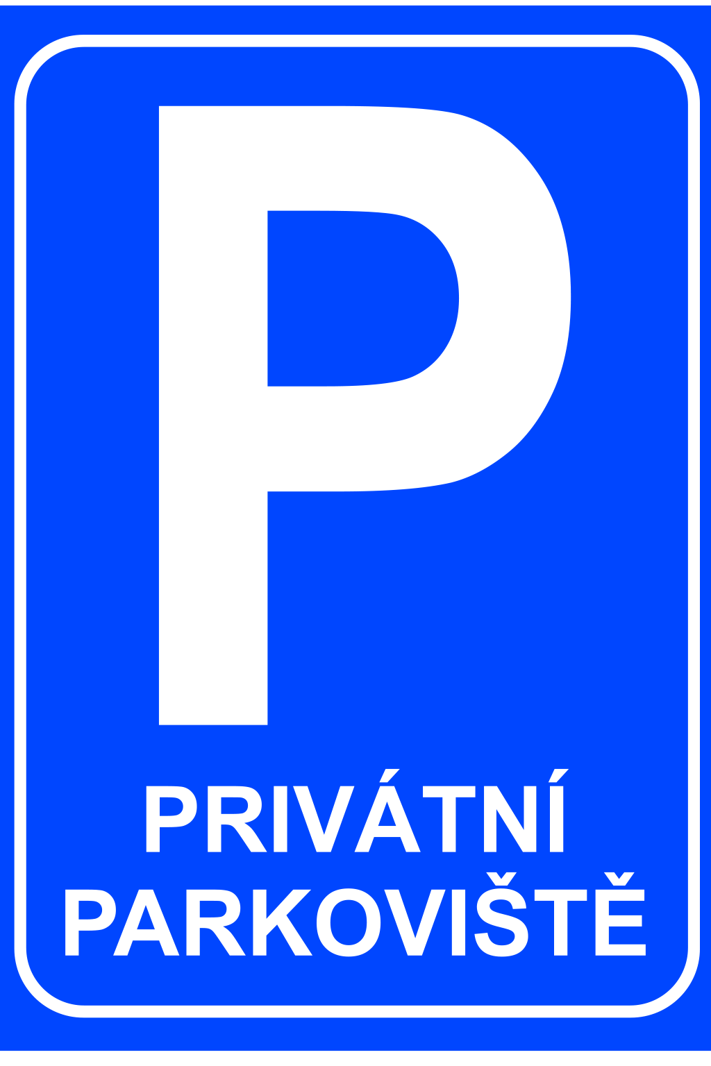 Privátní parkoviště