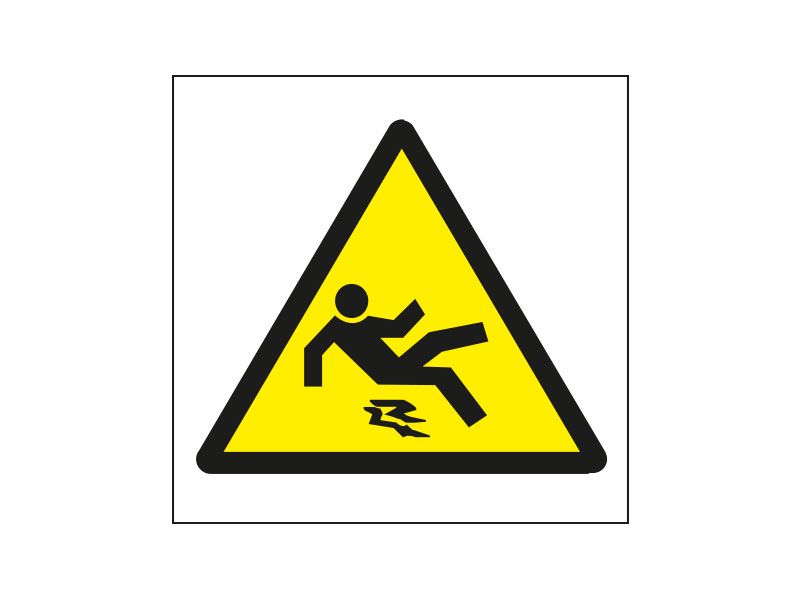 Pozor kluzká podlaha - symbol