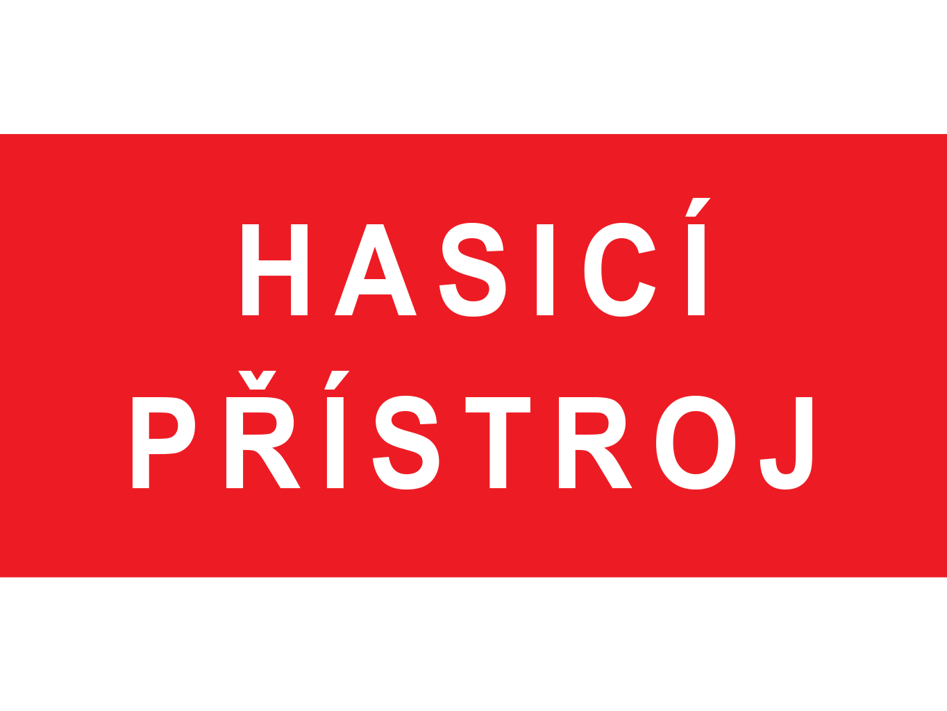 Hasící přístroj - text