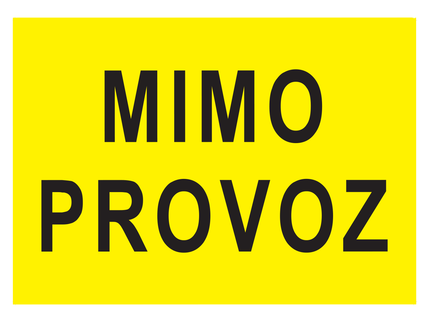 Mimo provoz