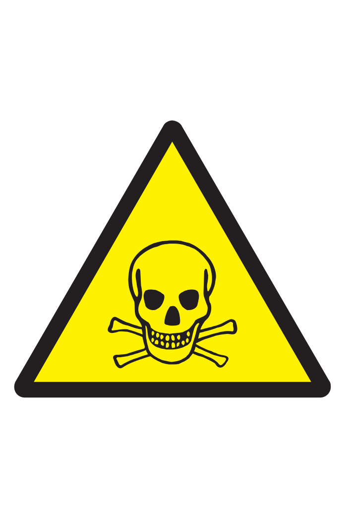 Výstraha, riziko toxicity
