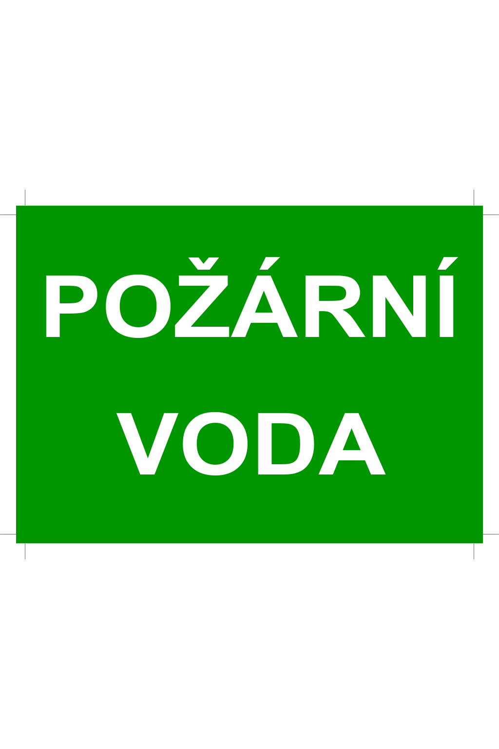 Požární voda