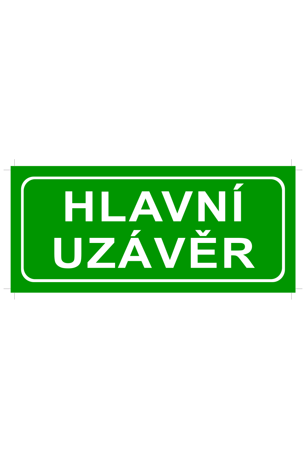 Hlavní uzávěr