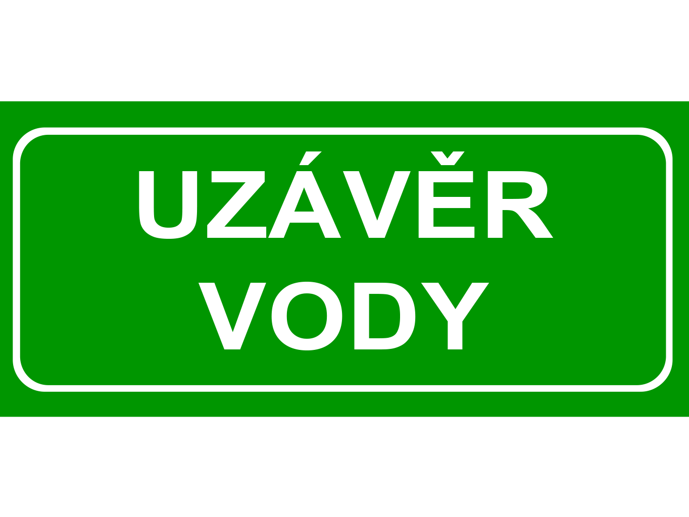 Uzávěr vody