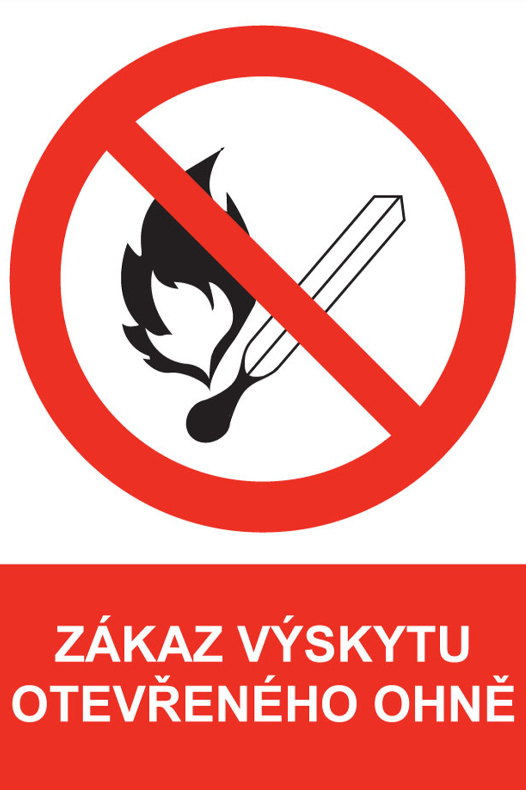 Zákaz výskytu otevřeného ohně