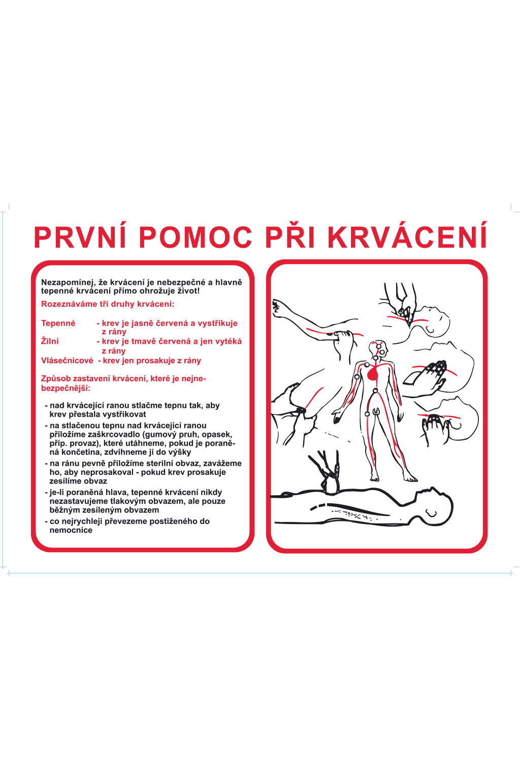 První pomoc při krvácení