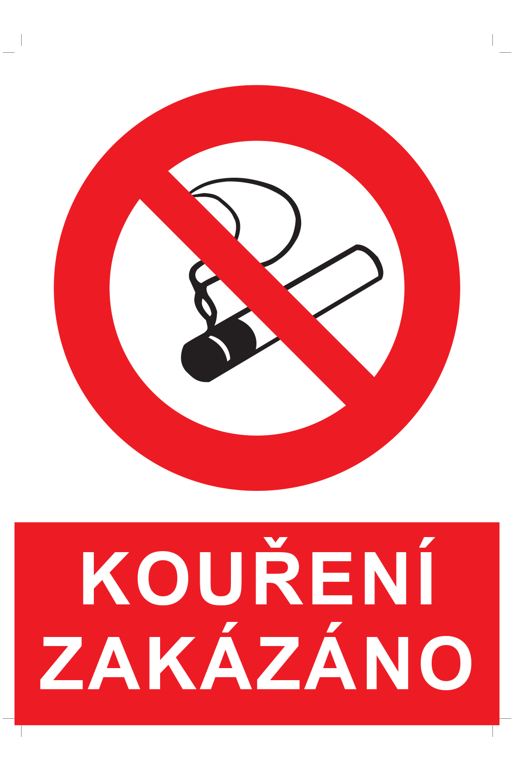 Kouření zakázáno