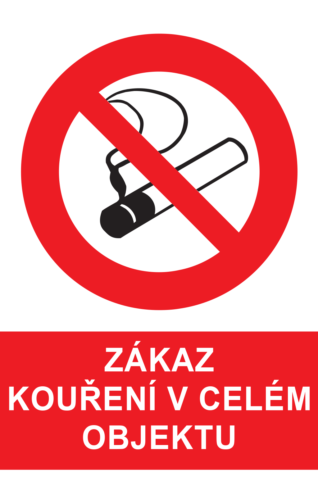 Zákaz kouření v celém objektu