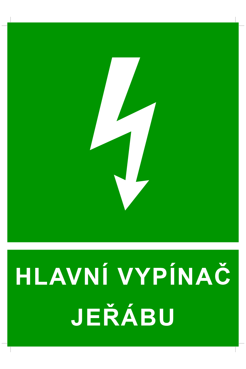 Hlavní vypínač jeřábu