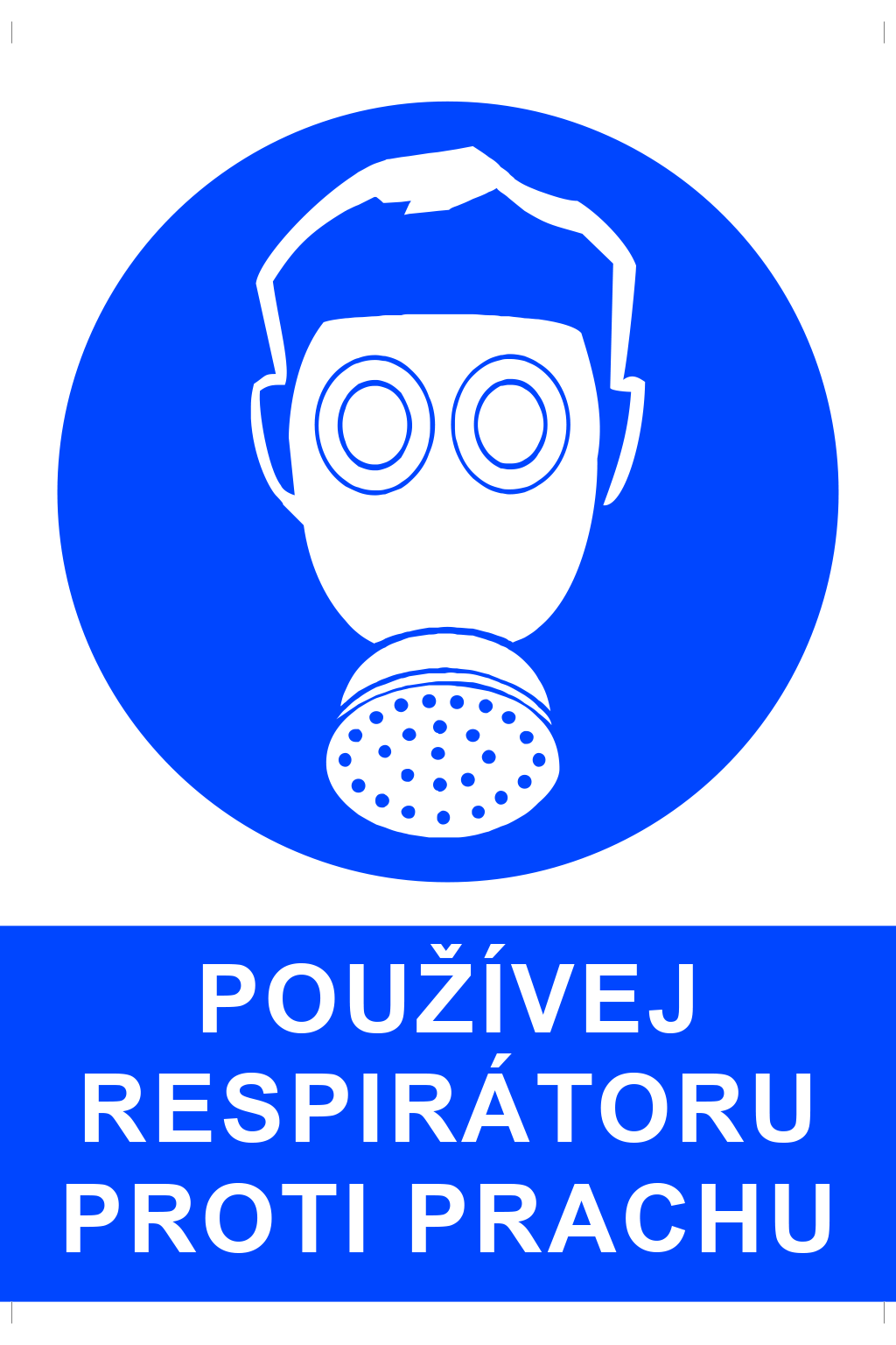 Používej respirátoru proti prachu