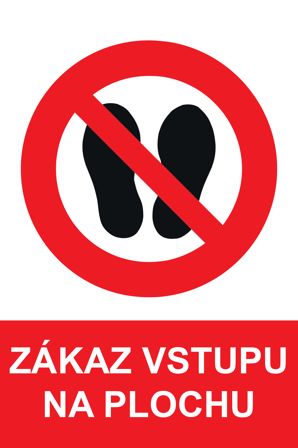 Zákaz vstupu na plochu