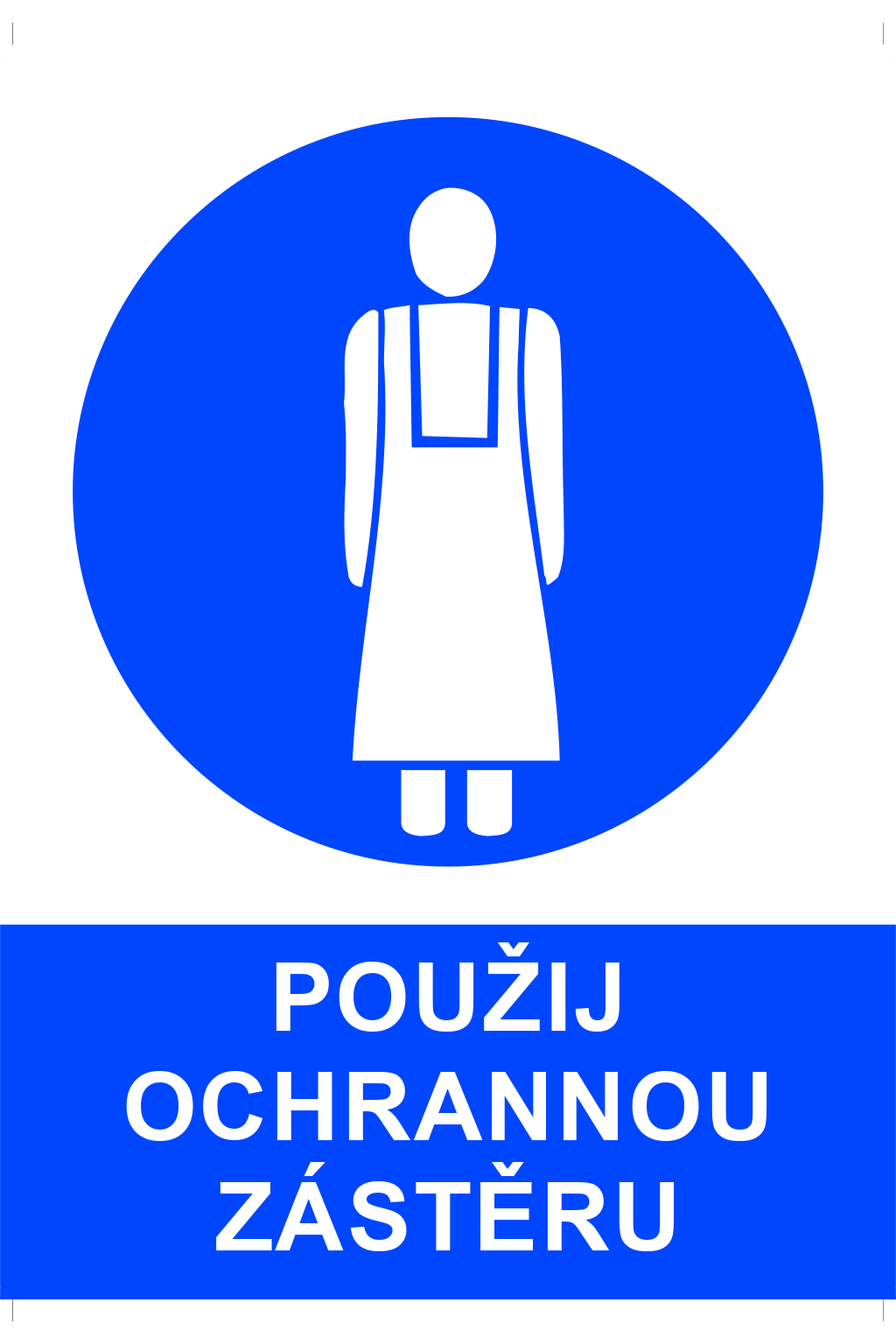 Použij ochrannou zástěru