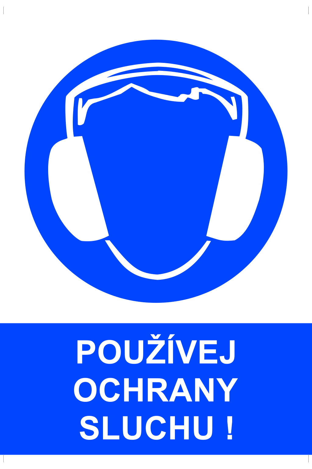 Používej ochrany sluchu !