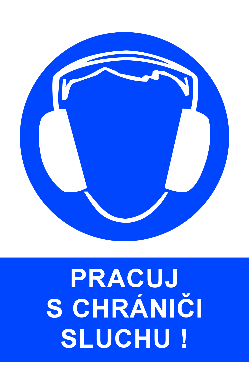 Pracuj s chrániči sluchu !